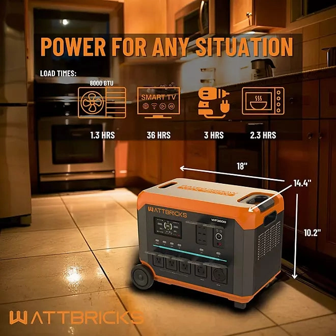 Wattbricks WF3600 Power Station
